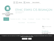 Tablet Screenshot of cis-besancon.com